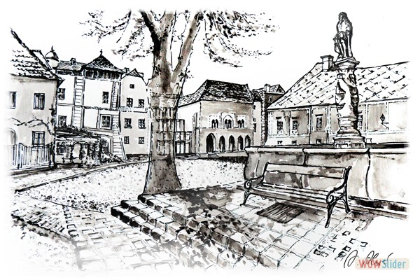 Gozzoburg II - Krems - Annegrafik